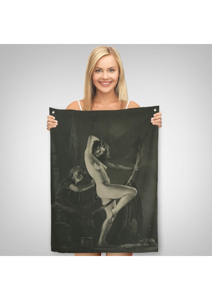 Şabat Gününe Hazırlık, William Mortensen Cadılar Bayramı - Années 1930 Duvar Örtüsü - Halısı-5282 fiyatları