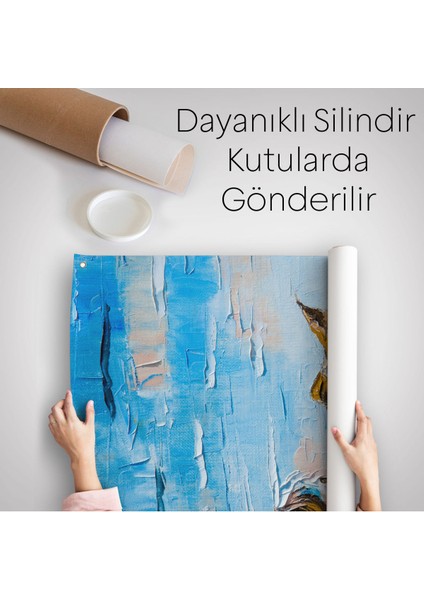 Göl Kenarında Oturan Çocuk Ve Köpeği Duvar Örtüsü - Halısı-5984 indirimleri