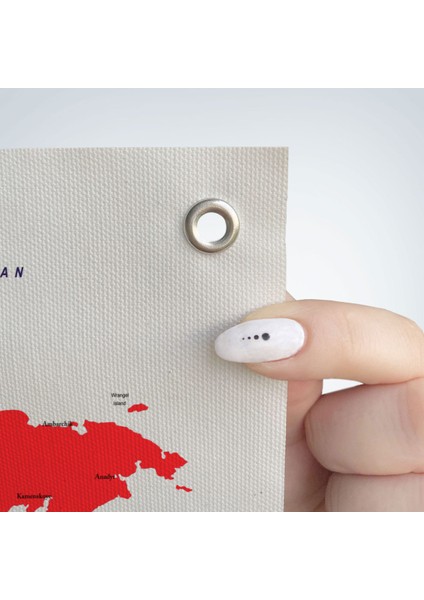 Eğitici Ülke Ve Başkent Detaylı Dekoratif Dünya Haritası Sticker 3853 fırsatları