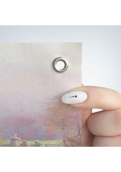 Akarsu Kenarındakı Rus Köylü Kızı Dekoratif Duvar Örtüsü - Halısı-6165 fırsatları