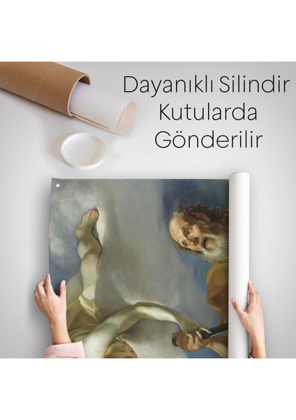 Hz Ibrahimin Isak/İsmail In Orazio Riminaldi Duvar Örtüsü - Halısı -6025