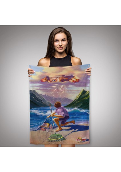 Çevre Temizliği Temalı Duvar Örtüsü - Halısı-6075 fiyatları