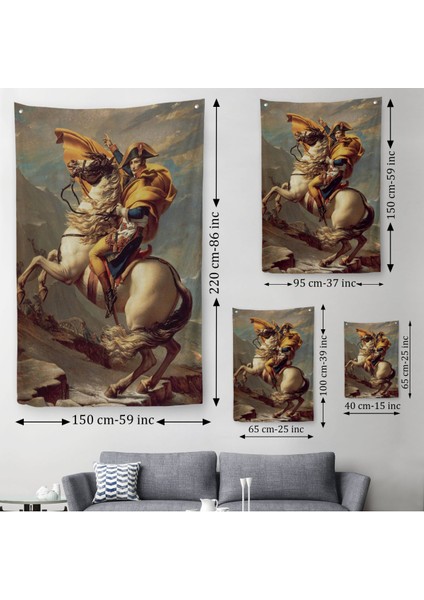 Alpleri Aşan Napolyon Duvar Örtüsü - Halısı-6011 modelleri