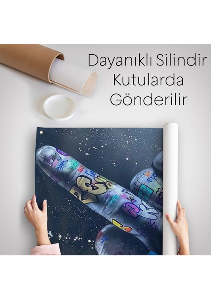 El Hareketi Hip Hop Posteri, Orta Parmak Hareketi Sokak Sanatı, Duvar Örtüsü - Halısı-5315 indirimleri