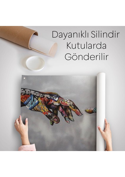 Tanrının Eli Duvar Örtüsü-Halısı, Hıristiyanlara Hediye, Incil Severler, Banksy Graffiti Sanatı-5415 indirimleri