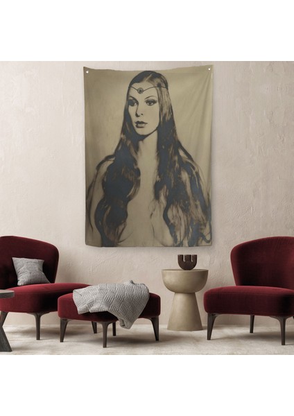 William Mortensen Circe Bir Sihir Tanrıçası Duvar Örtüsü - Halısı-5262