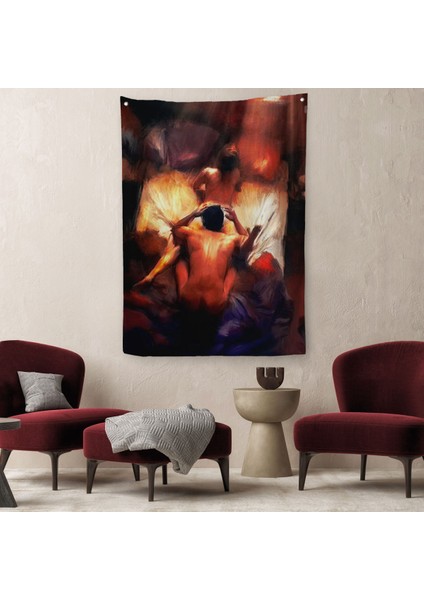 Rus Ressam Winter'İn Samimiyet Duvar Örtüsü-Halısı-6390