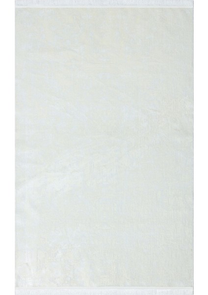 Sateen St 08 Whıte Hav Toz Vermez Yıkanabilir Kaymaz Ince Dokuma Modern ve Şık Makine Dokuması Halı