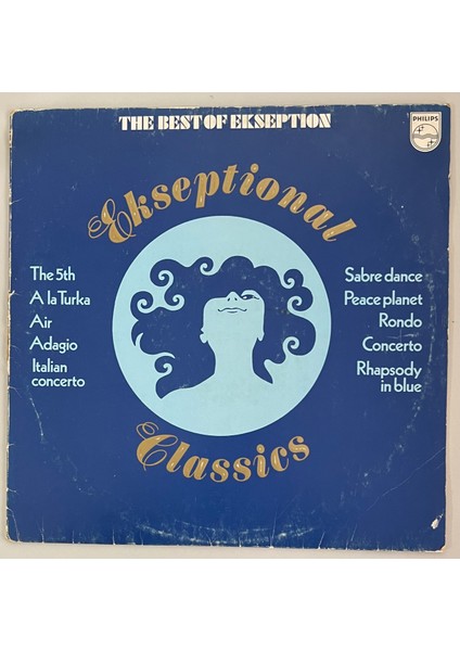 Ekseption Ekseptional Classics The Best Of Ekseption Lp Plak (Orjinal 1973 Dönem Alman Baskı)