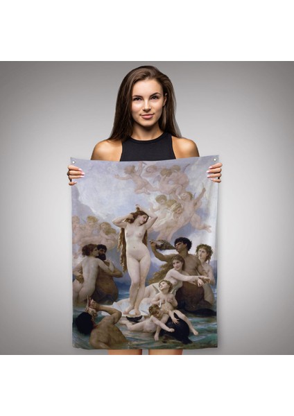 Venüsün Duğuşu Duvar Örtüsü-Halısı - Birth Of Venus William-Adolphe Bouguereau-6474 fiyatları