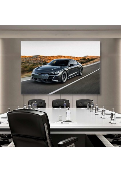Audi Rs6 Spor Araba Otoyol Hız Tutkusu Yatay Kanvas Tablo