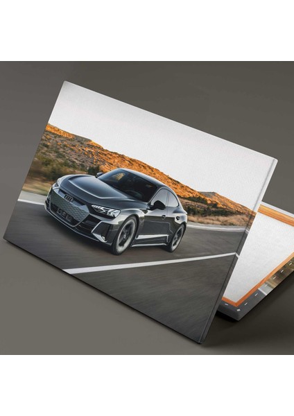 Audi Rs6 Spor Araba Otoyol Hız Tutkusu Yatay Kanvas Tablo