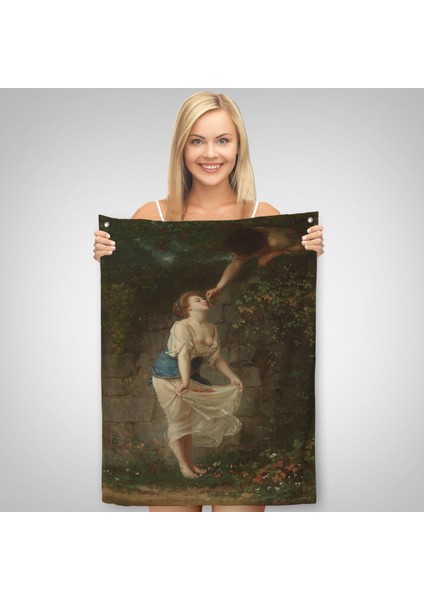 Kiraz Toplayan Sevgililer Duvar Örtüsü - Halısı-6255 fiyatları