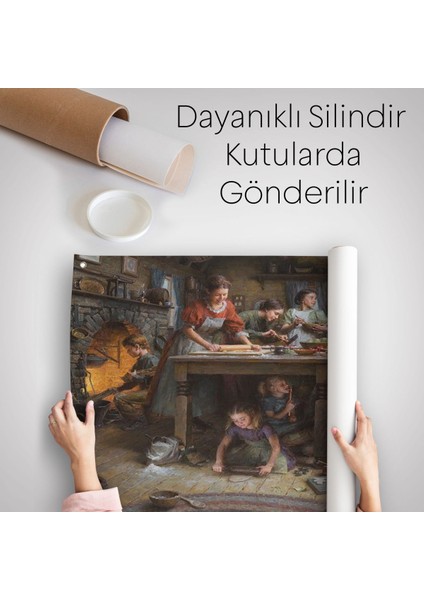 Aile Gelenekleri Duvar Örtüsü-Halısı - Morgan Weistling'S Painting Family Tradıtıons-6528 indirimleri