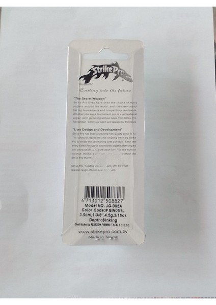 JG-005A 3.5 cm RENK:051L Vibrasyon Jig Yem modelleri
