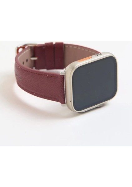 Apple Watch Seri 44/42 mm Uyumlu Deri Kordon fırsatları