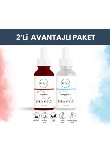 Canlandırıcı, Yoğun Nemlendirme ve Dolgunlaştırıcı Etkili Yenileyici Cilt Bakım Serum Seti