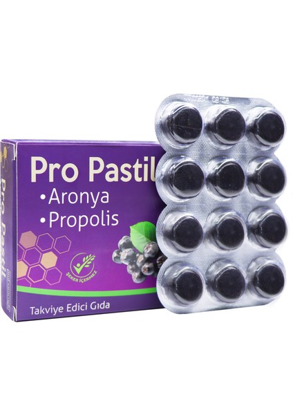 Prof Saraçoğlu Pro Pastil Aronya & Propolis Takviye Edici Gıda