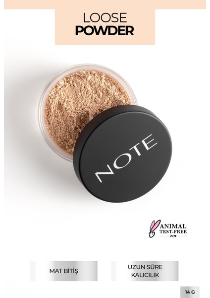 Loose Powder Makyaj Sabitleyici Matlaştırıcı Toz Pudra 03 Porcelain