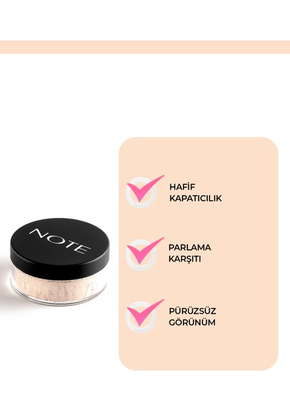 Loose Powder Makyaj Sabitleyici Matlaştırıcı Toz Pudra 03 Porcelain