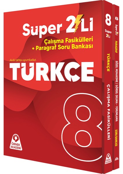 Örnek Akademi Yayınları 8. Sınıf Süper 2'li Türkçe Seti