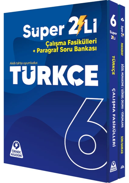 Örnek Akademi Yayınları 6. Sınıf Süper 2'li Türkçe Seti