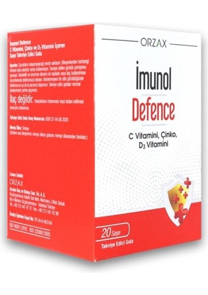 Ocean Imunol Defence 20 Saşe