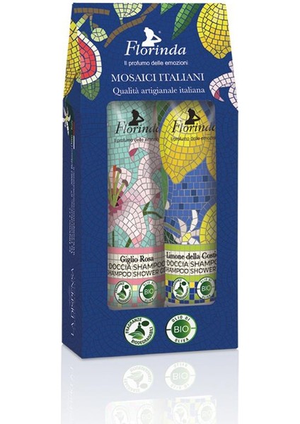Mozaik Limon ve Gül Kokulu Şampuan 2X30ML 2li Set