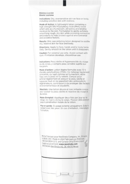 Kuru ve Hassas Ciltler Için Onarıcı,pürüzsüzleştirici Biyonik Yüz ve Vücut Losyonu 200 ml