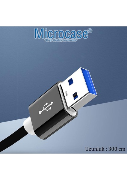 Yüksek Hızlı USB 3.0 Uzatma Kablosu - 300 cm AL4104