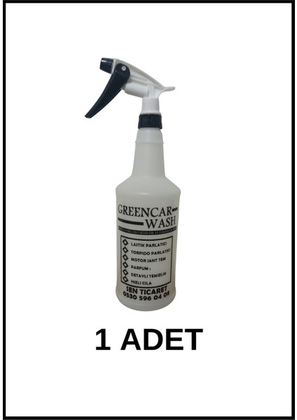 Kimyasala Dayanıklı Sprey Başlıklı Şişe 1 Adet