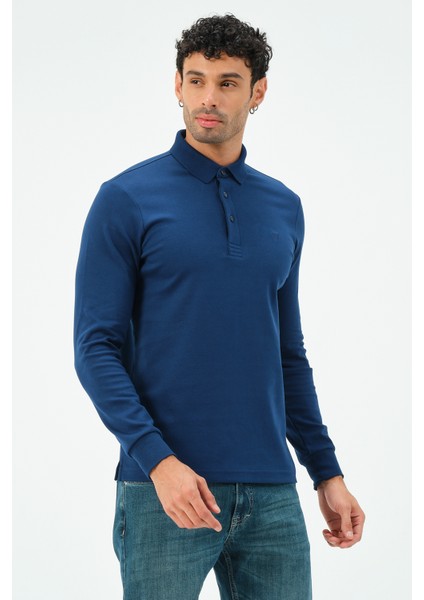 Uzun Kollu Marin Regular Erkek Polo Yaka T-Shirt fiyatları