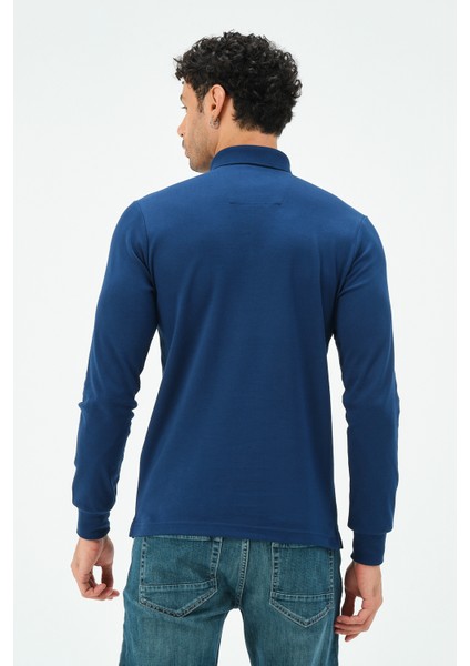 Uzun Kollu Marin Regular Erkek Polo Yaka T-Shirt modelleri