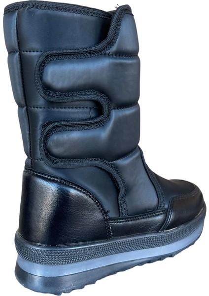 Su Geçirmez Kürklü Çocuk Kar Botu SİYAH fırsatları
