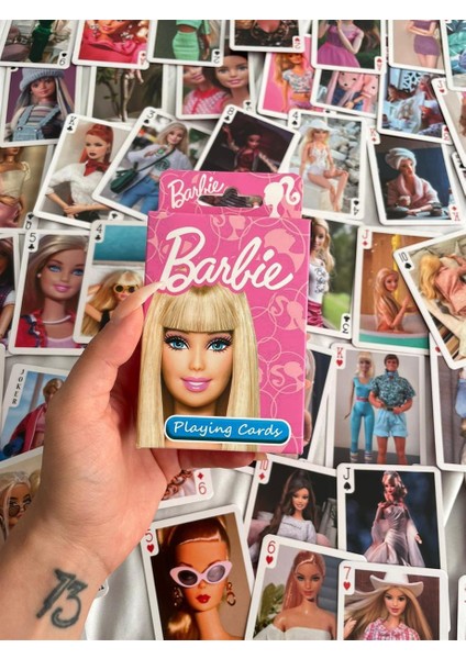 Piraye Gift Barbie Iskambil Poker Kartı