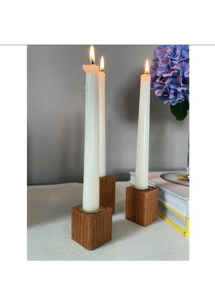 Ahşap Şamdan Set Üçlü fiyatları