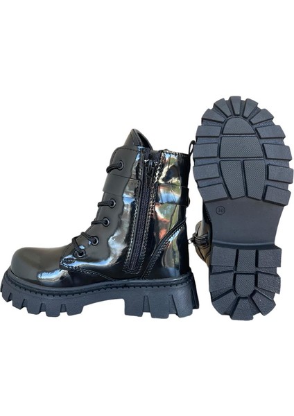 Çantalı Kız Çocuk Bot Postal SİYAH - SİYAH modelleri