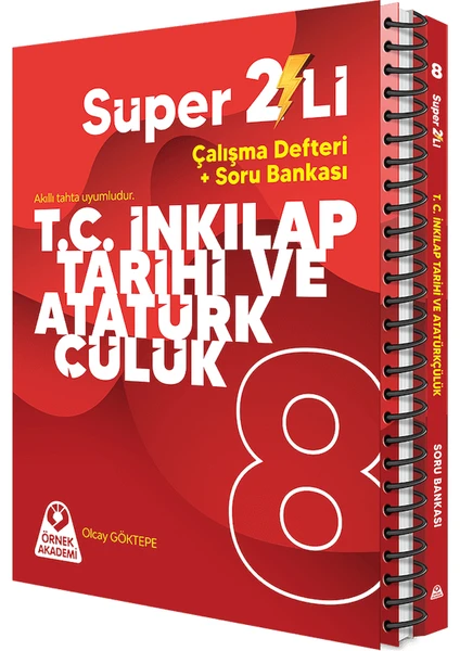 Örnek Akademi Yayınları 8. Sınıf T.C. İnkılap Tarihi ve Atatürkçülük Süper 2'li Set