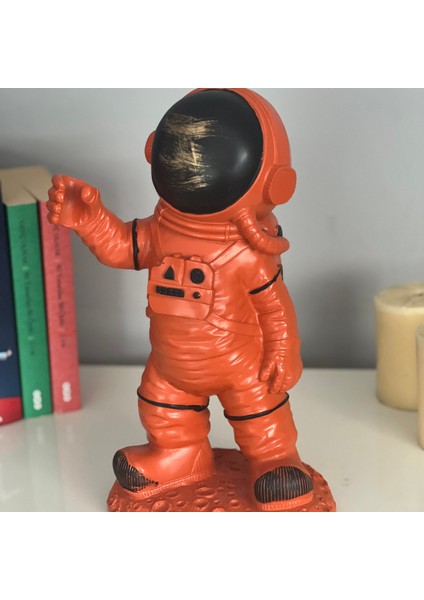 Poyamum Astronot Biblo Aksesuar Obje (Turuncu)