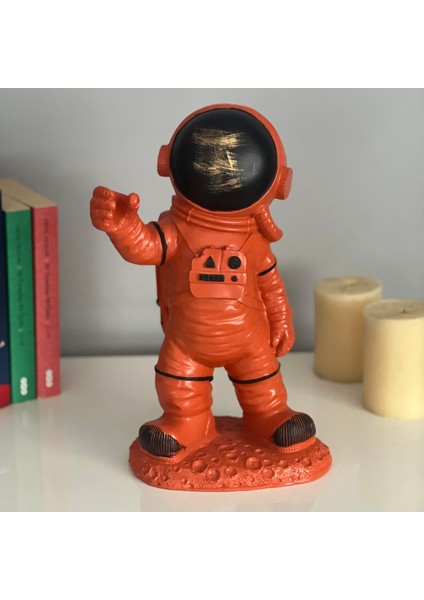 Poyamum Astronot Biblo Aksesuar Obje (Turuncu)