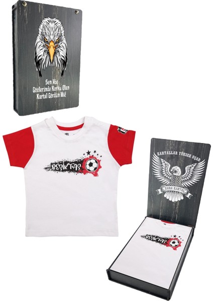 Orijinal Beyaz Bebek T-Shirt Hediyelik Ahşap Kutulu