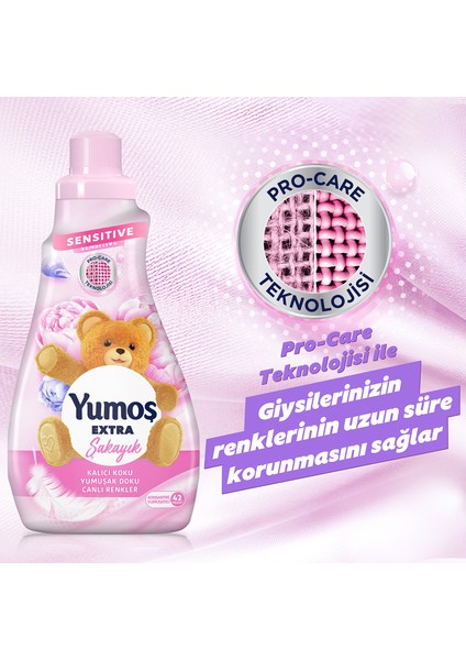 Extra Konsantre Çamaşır Yumuşatıcısı Şakayık 1008 ml