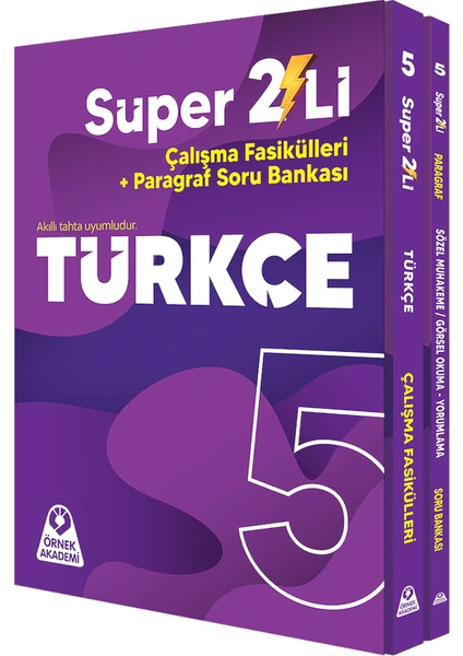 Örnek Akademi Yayınları 5. Sınıf Süper 2'li Türkçe Seti