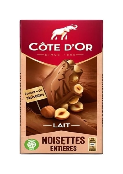 Mondelez Cote D'or Fındıklı Sütlü Çikolata 180 gr