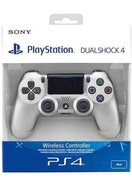 Ps4 Kol Dualshock 4 V2 Silver