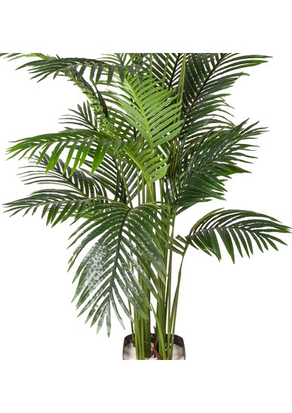 Yapay Ağaç Areka Palmiye Gerçek Dokulu 20 Yaprak Yeşil 190 Cm. fiyatları