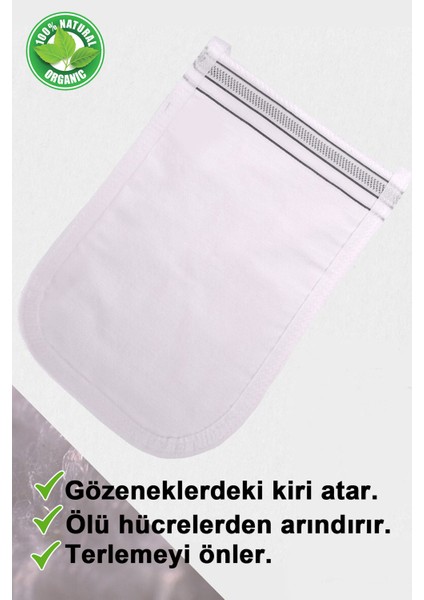 Hakiki Floş Ipek Banyo Kesesi, Peeling Etkili Yüz ve Vücut Lifi (Duş Hamam Seti)