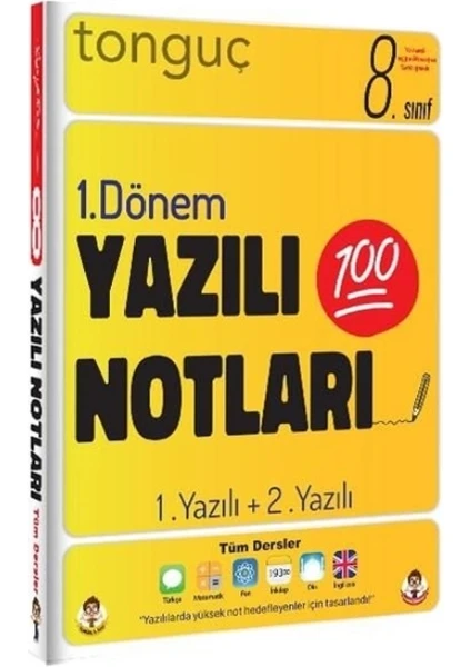 Tonguç Akademi 8. Sınıf Yazılı Notları 1. Dönem