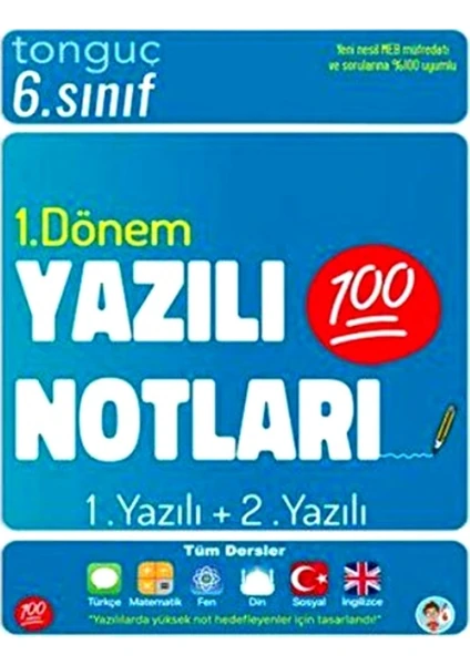 Tonguç Akademi 6. Sınıf Yazılı Notları 1. Dönem