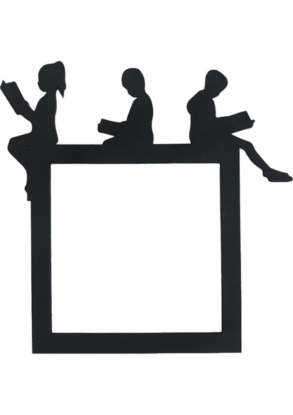 Çocuk Odası Ahşap Priz Çerçevesi Dekorasyon Kitap Okuyan Çocuk Figürlü fiyatları
